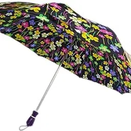 rainpopson Printed UV Protection 2 Fold Umbrella for Women & Girls for Summer & Rain (Multi-Color) Pack of 1-picture-45