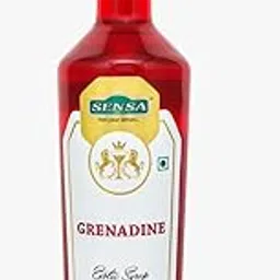 SENSA Flavoured Syrup, Bottle | Non Alcoholic | Suitable for Cocktails, Mocktail, Drinks, Juices, Beverages and More | Non Alchoholic (Grenadine)-picture-30