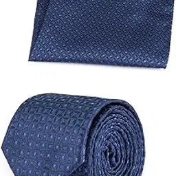 park avenue Men's Necktie & Pocket Square Combo Giftset image 1
