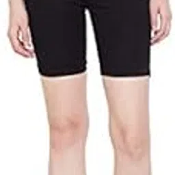 Women's Denim Stretchable High Waist Shorts-image-22