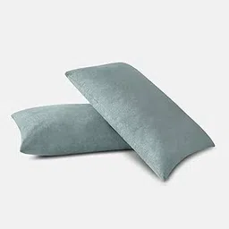 Sleepyhead Waterproof Bamboo Terry Pillow Protector, (28"x18", Set of 2, Grey)-picture-36