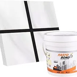 Fastobond Epoxy Grout For Tiles - 1 Kg - Black Color Epoxy Tile Grout_Fastobond | 3 components only | Premixed Filler for uniform finish-picture-22