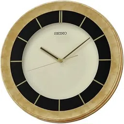 Seiko Beige Dial with Gold Frame Silent Sweep Quartz Analog Wall Clock | Elegant & Quiet Home/Office Décor (Size: 36.8 x 4.3 CM | Weight: 960 g) QXA817G-picture-33