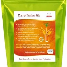 TINU Unique Foods |Carrot Instant Mix | Vitamin A Rich Health Drink | Supports Vision, Skin & Immunity | Natural Ingredients | 250g-picture-21