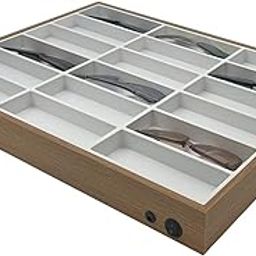 calandis CALANDIS™ Glasses Display Tray 18 Grids Portable for Eyeglass Window Displays Shops | Multi-Purpose | Jewelry Holders & Organizers | Jewelry Boxes & Organizers-picture-18