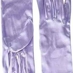 zaza bridal Shiny Stretch Satin Dress Gloves Wrist Length 2BL-picture-37