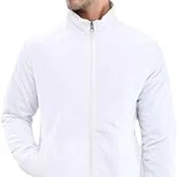 maykr Casual Jacket,White Jacket,Men Winter Jacket,Stylish Jacket,Light Weight Jacket,Full Sleeve Polyster Bomber Jacket,Jacket For Men,jacket11.-picture-11