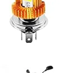 XZRTZ H4 LED Headlight Bulbs,Double Color White/Hi Beam Amber/Lo BeamLED Headlight Bulb 1 x COB Chips 24 Watts Lamps Compatible With B-ajaj Pulsar 150 DTS-i BZ16599-picture-26