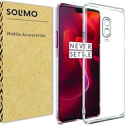 Amazon Brand - Solimo Back Cover Case for Oneplus 6T / Oneplus 7 | 360 Degree Protection | Transparent Back Case for Oneplus 6T / Oneplus 7 (PC & TPU, Transparent Bumper)-picture-42
