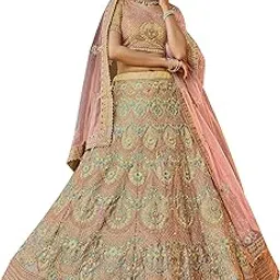 fusionic Yellow Color Georgette Base Thread And Sequins Work Lehenga For Women-picture-30