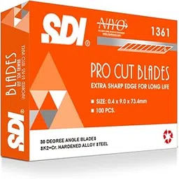 SDI 1361-30 Degree 9Mm Sk2 Cr2 Quality Steel Cutter Blades, for Professional Jobs-picture-11