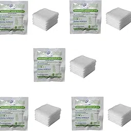 Agarwals Absorbent Gauze Swabs Sterile 7.5 cm X 7.5 cm X 12 ply (5Pcs/Pack)(Pack of 5 i.e. 25 Dressings)-picture-28