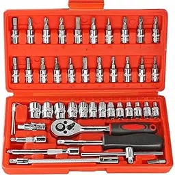 ATHRZ 46-in-1 Pcs Kit and Screwdriver and Multi-Purpose Combination Tool Case Precision Socket Set- 46PCTK-picture-20