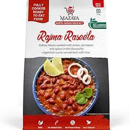 MAZAYA Heat & Eat Fully Cooked Ready to Eat Rajma Raseela | Instant Food Ready to Eat Rajma Masala With No Added Preservatives | (Veg - 300 Grams)-picture-29