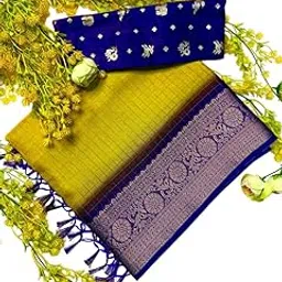brahmakhodal Dola Silk Saree All Over Solid Plain Soft Zari Weaving Beautiful Border And Pallu With Blouse Piece-picture-54