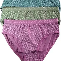 jewella queen Women's Comfortable and Undergarments for Everyday Cotton Panties Seamless Sets and Soft Fabric Multicolor(Blue,Pink,Olive Green)-picture-29