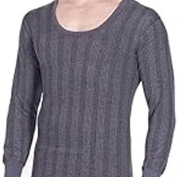 wako Men's Winterwear Round Neck Full Sleeve Thermal Vest Ultra Soft Winter Warmer Slim Fit Low Neck Innerwear Top-picture-13