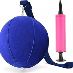 Golfoy Basics Swing Training Aids, Golf Training Assist Smart Inflatable Ball with Air Pump Adjustable Lanyard Assist, Arm Posture Correction Practice Trainer Aids for Men & Women Beginner Golfer image 1