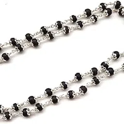 SHIVOHAM Original 925 Silver Cap Karungali Malai 8 mm 54+1 Beads/Government Lab Certified-picture-16