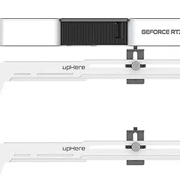 upHere G276WT White Graphics Card GPU Brace Support Video Card Sag Holder/Holster Bracket,Adjustable Length and Height Support,G276WT-picture-20