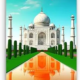 EVERCAREGIFTS Tajmahal Fridge Magnet India Tourism Souvenir Gift for Tourists Kitchen Decoration Agra Fridge Magnet India Taj Mahal Size: 8.2 x 5.2 Cms-picture-10