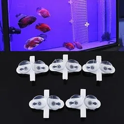 VAYINATO Petzlifeworld(Pack Of 5)White Aquarium Glass Divider Clip For Tank Partition-image-25