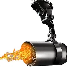 Portable Car Heater and Defroster,12V 150W Car Heater That Plugs into Cigarette Lighter,2 in1 Car Space Heater,Defrosting and Demisting for Car,1 Pack,Gray-picture-13