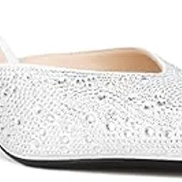 london rag Aldora Rihnestones Embellished Mules-picture-53