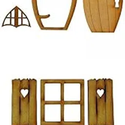 Jazzy Pearls® Miniature Fairy Elf Garden Window Door Fairy Home Craft Art Decor Lawn Patio|Home & Garden | Yard, Garden & Outdoor Living | Garden Décor| Statues & Lawn Ornaments image 1