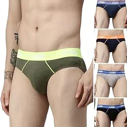 onn Men's Cotton Brief (Pack of 5) (Colors May Vary)-picture-40