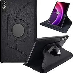 CEDO Lenovo Tab P11 2nd Gen (11.5 inch) Flip Cover | Leather Finish | 360 Degree Rotate Back Cover | Shockproof Back Cover Case for Lenovo Tab P11 2nd Gen (11.5 inch) (Black)-picture-21