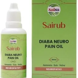 SAIRUB Diaba Neuro Pain Oil Helps in Numbness, Tingling, Burning Sensation & Nerve Pain Relief Massage Oil 30ml image 1