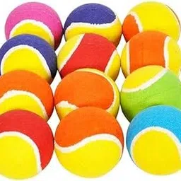 HTM Tennis Ball Cricket Tennis Ball Tennis Ball for Cricket Tournament, Street Match Cricket Ball Tennis for Lawn Cricket Soft Tennis Balls for Playing Pacer Cricket Ball - 12 Balls-picture-40