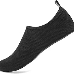 watelves Water Shoes for Womens and Mens Summer Barefoot Shoes Quick Dry Aqua Socks for Beach Swim Yoga Exercise (Blisters-Black, 38/39)-picture-35