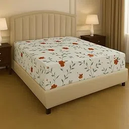 BSB HOME 100% Waterproof Premium Cotton Feel Printed Mattress Protector King Size 78x72 Inch | Ultra Soft Breathable & Fitted Bed Protector Terry Cover Double Bed (6.5x6 feet, Fits 10 Inches, Silver)-image-54