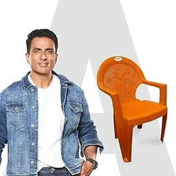 AVRO FURNITURE Glossy Baby Chair for Kids,Todlers,Nursery Upto 40 Kg. Bearing Capacity and Strong & Sturdy Structure,Single Chair,Orange Color-picture-53