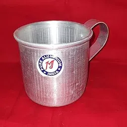 Shri 250Ml Camping Coffee Tea Mug/Aluminum Mug/Travel Cup/Backpacking Outdoor/Milk measurment/All Liquid Measuring Traditional Milkman Aluminium Cups Pure Scales/Liquid Measure (250ml)-image-17