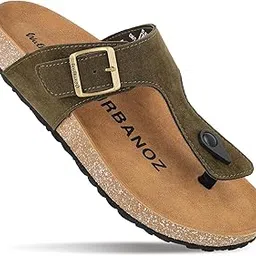 walkaroo PLUS Men's Stylish Fashion Sandals with Soft Sole, Buckle Straps, Toe Post, Lightweight for Casual Wear - WGE53242-picture-24