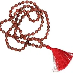 Dine Gems Precious Sparkling Natural Sunstone Mala Certified 108 Beads For Japa Premium Surya Mala Original Certified For Men & Women सनस्टोन माला-picture-57