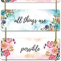 AR Creative With God All Things Are Possible - Bible Verse Wall Hanging For Home Decoration, Bible Quotes MDF Wooden Wall Art, Bible Verse, Home, Office Decor, Wall Wood Hanger (15 inch x 11 inch)-picture-52