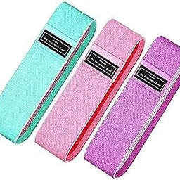 GJSHOP Versatile Hip Resistance Band Non-Slip Circle Band for Gym, Yoga, and Fitness Training Light Medium Heavy (Pack of 3)-picture-18