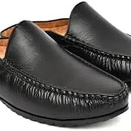 pisces Men's Back Open Loafer Shoe-picture-54