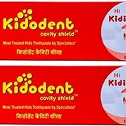 KIDODENT Cavity Shield Strawberry Falvour toothpaste for Kids - 60 Gram - For Storng Teeth & Fresh Breath - Most Trusted Kids toothpaste by Specialists - Free from SLS & PARABEN - Pack Of 2 - Ideal for kids above 3 years-picture-15