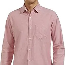 van heusen Men's 100% Cotton Solid Regular Fit Casual Shirt-picture-12