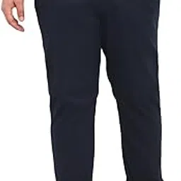 urbano plus Men's Cotton Light Weight Non-Stretch Regular Fit Casual Trousers-picture-21