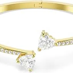swarovski Mesmera Attract bracelet, Heart, White, Gold coloured top layer-picture-40