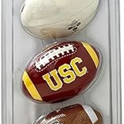 Rawlings NCAA 3 Pack Softee Football, 5", Team Colors (USC)-picture-11