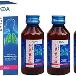 Keva Respitone Syrup problems like wheezing, cough, cold, Dust allergic (100x3=300ml)-picture-47