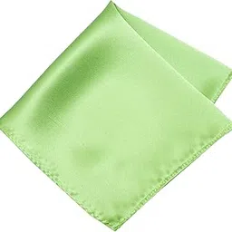 leonardi Mens Solid Pocket Square | Silk |12 x 12 inches | tweed fabric | Superior finishing| Packaging – folder | Colour - Mint Green 1 | Set of 1 |-picture-41