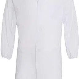 LOOM TREE® Unisex Long Sleeve White Scrubs Lab Coat Medical Doctor Nurse Uniform XXL-image-1